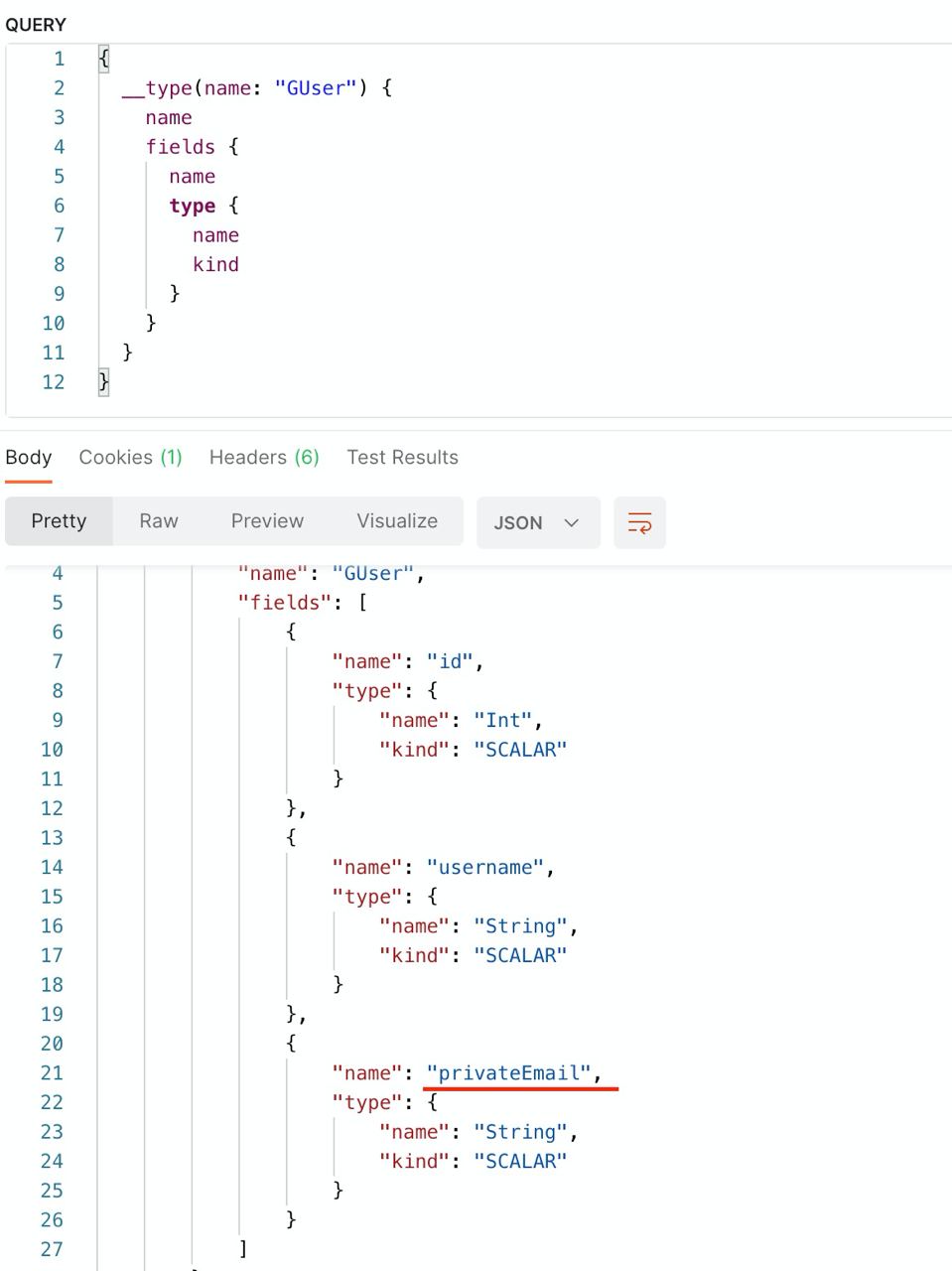 grapql-get user schema